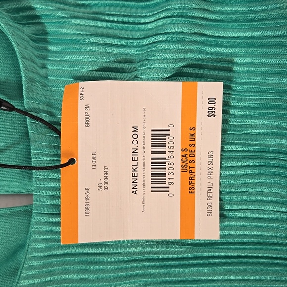 Anne Klein Clover Green Dress - Picture 6 of 9